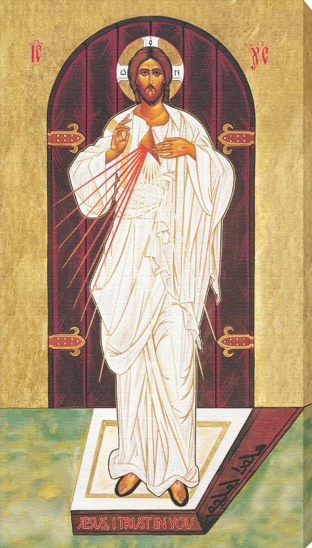 Divine Mercy Icon St. Benedict Tours